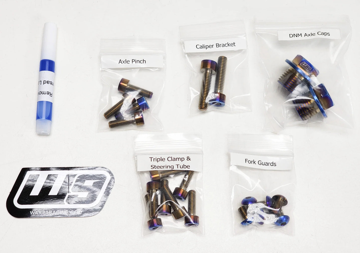Titanium Fork Bolts - MotoX